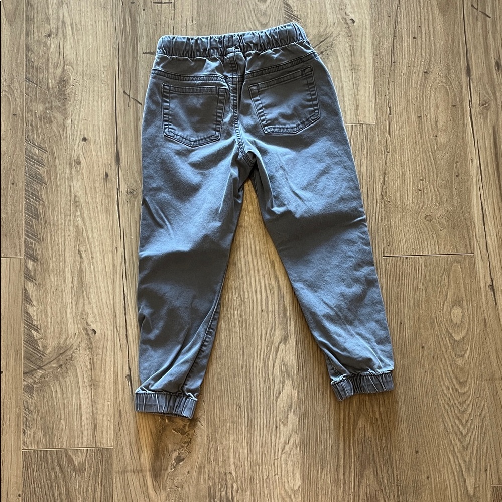 Gray Jogger Pants with Drawstring - Picture 4 of 4